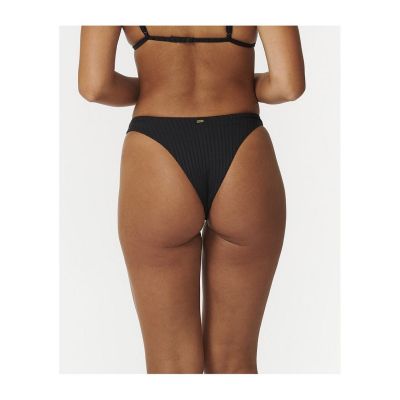 3. RIP CURL Premium Surf Hi Leg Skimpy Swim Briefs Black