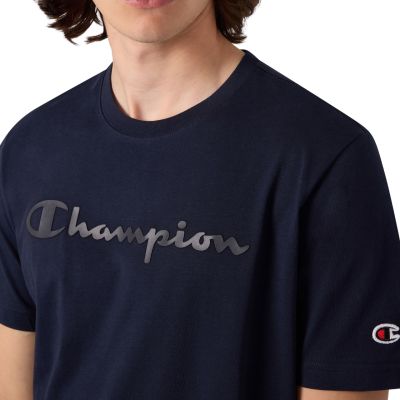 4. Herren Champion Kurzarm-T-Shirt Marineblau 222992 BS501
