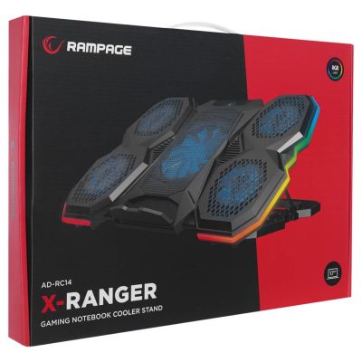 7. RAMPAGE Laptop-Kühlpad AD-RC14 9-17" RGB