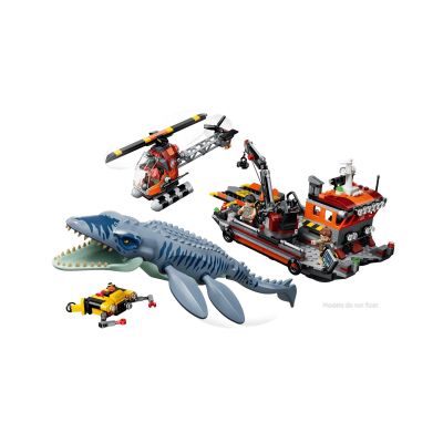 4. LEGO Jurassic World 77983 – Mosasaurus-Bootsangriff