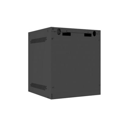 4. Lanberg WF10-2306-10B Einzelschrank (6 HE; 329 mm / 280 mm / 310 mm; Wandmontage; Glas; 10"; Schwarz)