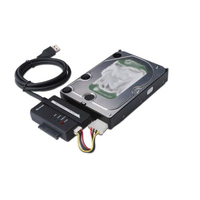 6. IDE, SATA zu USB 3.0 Konverter mit Netzteil (12V/2A)