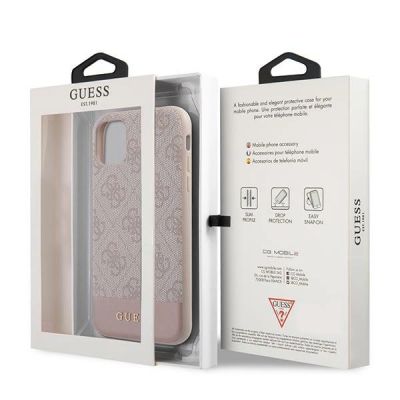 8. Guess 4G Stripe Collection Hülle für iPhone 11 / Xr 6.1" - Rosa