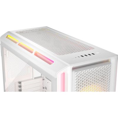 5. Corsair iCUE LINK 5000T LX RGB Midi-Tower Weiß