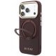 2. Guess Ring Stand 360 Grained Classic Logo MagSafe Hülle für iPhone 18 Pro Max / 17 Pro Max - Burgunderrot