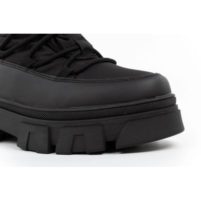 7. Lee Cooper Damen-Winterstiefel, schwarz, gefütterte Stiefeletten mit Reißverschluss
