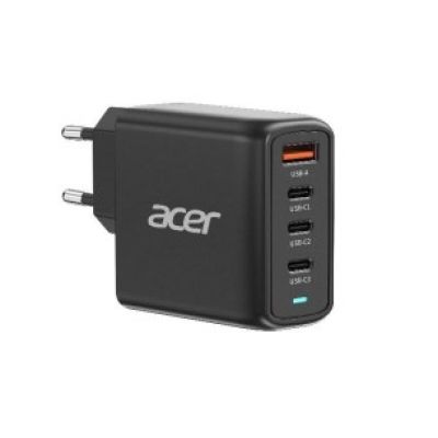 2. Acer 100W PD GaN-Ladegerät, 3 x USB-C und 1 x USB-A, EU-Stecker, 100W USB-C-Kabel, Schwarz, Einzelhandelsverpackung