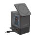 SBS Power Dock 6-in-1 mit MagSafe, Ständer und USB-C-Kabeln 65 W – Schwarz