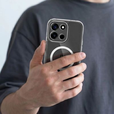 6. Tech-Protect FlexAir Hybrid MagSafe Hülle für OnePlus Nord 6 – Transparent