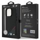 8. BMW M Perforierte Tricolor Line MagSafe Hülle für iPhone 16 Pro - Schwarz