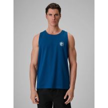 Ärmelloses Herren-T-Shirt mit Aufdruck, reguläre Passform, 4F 4FRSS26TSLEM366-10S
