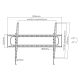 19. MACLEAN TV-Halterung, Monitor 120" 120 kg MC-750N