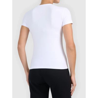 2. Basic-T-Shirt für Damen mit V-Ausschnitt 4F 4FWMM00TTSHF3307-10S