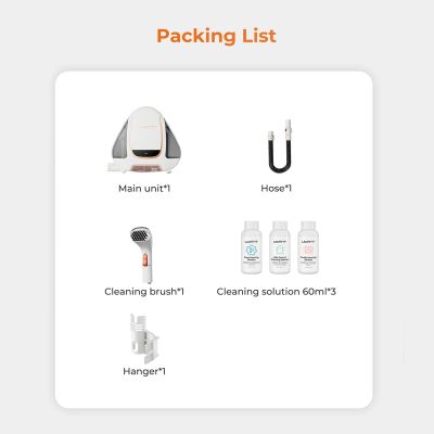 6. UWANT B100-S | Waschsauger | zur Reinigung von Teppichen, Sofas, Polstermöbeln und Autos, 450 W, 12.000 Pa, 1800-ml-Tank