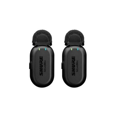 6. Shure MV-TWO-Z6 – Zwei MoveMic MV-LAV Funkmikrofone, Ladecase