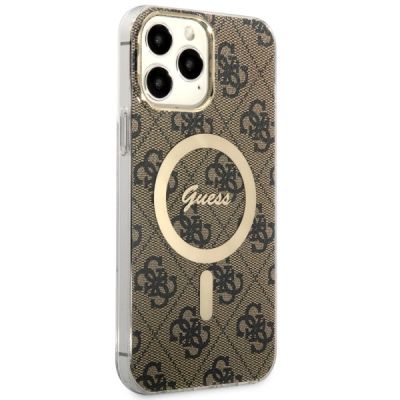 4. Guess GUHMP13XH4STW iPhone 13 Pro Max 6.7" Braun/Braun Hardcase 4G MagSafe