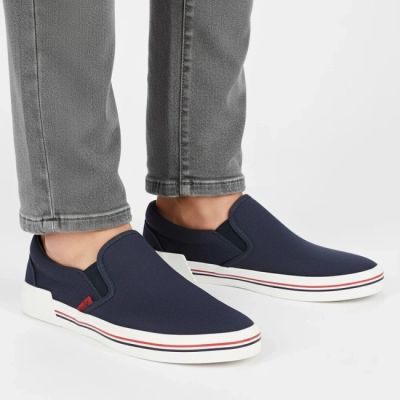 6. Herren-Sneaker zum Hineinschlüpfen, marineblau, Filippo MTN7792