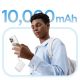 9. Baseus PicoGo 10000mAh 45W Powerbank mit integriertem Kabel und Display - Weiß