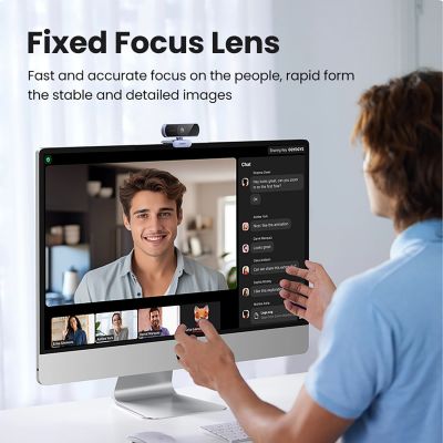 7. Ugreen CM678 USB-HD-Webcam – Grau