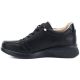 3. Bequeme, schwarze Keilschuhe aus Leder für Damen, Vinceza 79644