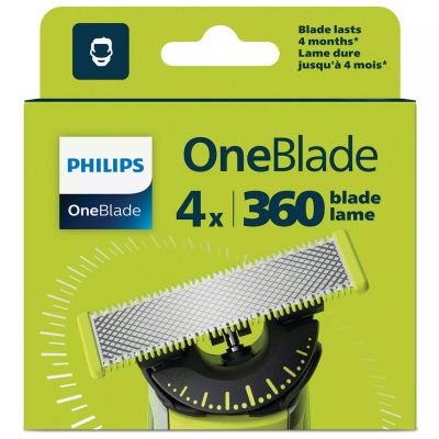 9. Philips Norelco OneBlade OneBlade 360 QP440/50 4 x Ersatzklinge 360