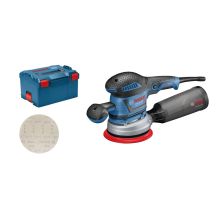 Bosch GEX 40-150 Profi-Tellerschleifer, 12.000 U/min, 24.000 Hübe/min, Schwarz, Blau, Grau, Rot, 400 W