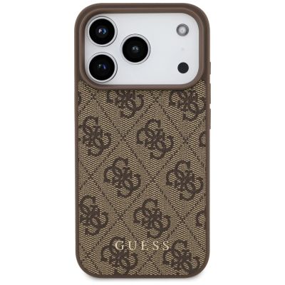 3. Guess 4G Classic Case für iPhone 17 Pro - Braun