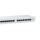 3. Ausstattung 19" Patchpanel 24xRJ45 Cat6 FTP 1U 250MHz RAL7035