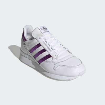 5. Adidas Originals ZX 500 Cloud White/Shock Purple Damenschuhe - G55663