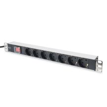 19-Zoll-Rack-PDU 7x Schuko