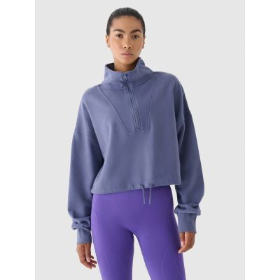4. Damen-Sweatshirt ohne Kapuze 4F x Anna Lewandowska 4F 4FALSAW24TSWSF1743-31S