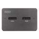 35. USB-C 3.2 Gen2 Dockingstation für M.2 Duo NVMe- und SATA-SSDs (max. 2 x 4 TB) mit SD-Express 7.1-Kartenleser (max. 2 TB), Schwarz
