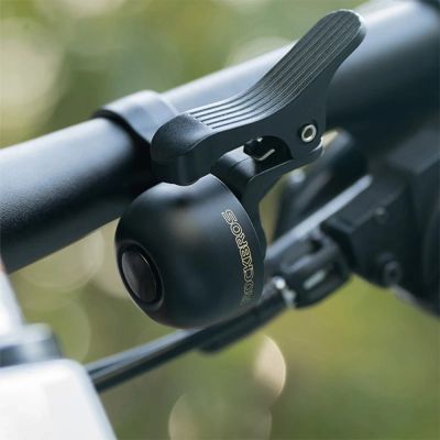 4. Rockbros 34210007001 Fahrradklingel für die linke Lenkerseite - Schwarz