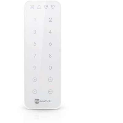BE WAVE Kabellose Touch-Tastatur (Schwarz, Typ AKP-200-B)
