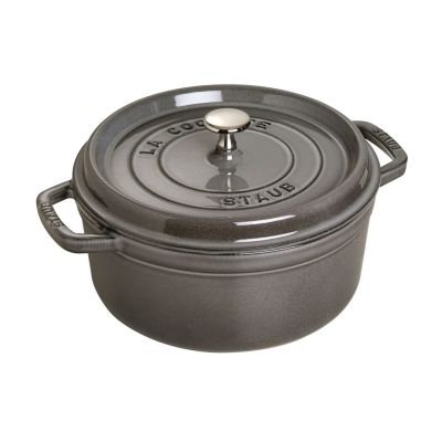 5. STAUB Runder Gusseisentopf 40500-246-0 3,8 l Graphit