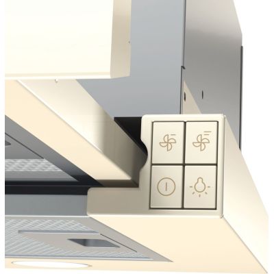 5. GORENJE BHP62CLI Teleskophaube beige creme