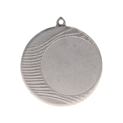 2. Silbermedaille mit Platz für ein 50-mm-Emblem – Stahlmedaille