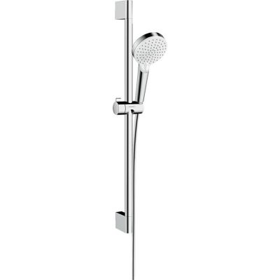 3. Hansgrohe Crometta Duschsystem Chrom, Weiß