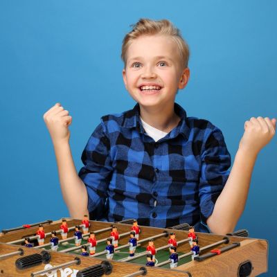 6. TISCHFUSSBALLSPIEL 64x36x14CM WOODEN ENERO