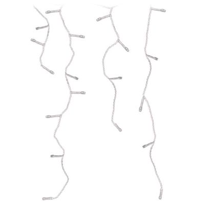 10. Weihnachtsbaumbeleuchtung, Außenbeleuchtung, 360°-LED-Steuerung, Timer, warmweißes, transparentes Kabel