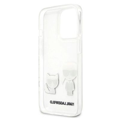 7. Karl Lagerfeld Karl & Choupette Hülle für iPhone 13 Pro Max 6,7" - Transparent