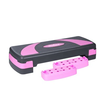 5. Aerobic- und Fitness-Step REBEL ACTIVE RBA-3225-PU, 3 Stufen, grau-violett