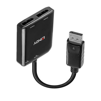 2. Lindy 38430 DisplayPort 21600 Mbit/s Hubs und Konzentratoren Schwarz