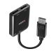 2. Lindy 38430 DisplayPort 21600 Mbit/s Hubs und Konzentratoren Schwarz