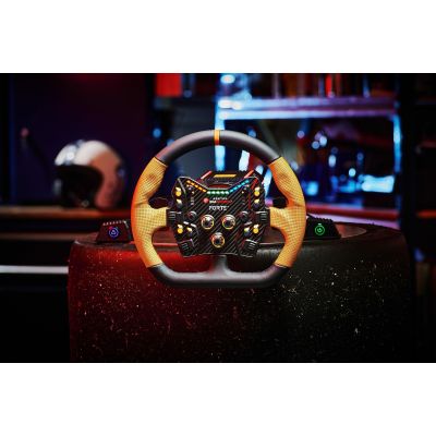 7. Asetek SimSports GT – Lenkradkranz – geschlossenes D, schwarz-orange