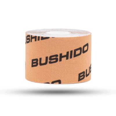2. Kinesiologisches Klebeband zum Abkleben, 5 m, selbstklebend, beige | DBX Bushido