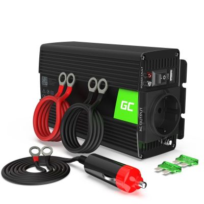 4. GREEN CELL INV03DE WECHSELRICHTER 12V - 230V 500W/1000W MODIFIZIERTE SINUSWELLEN