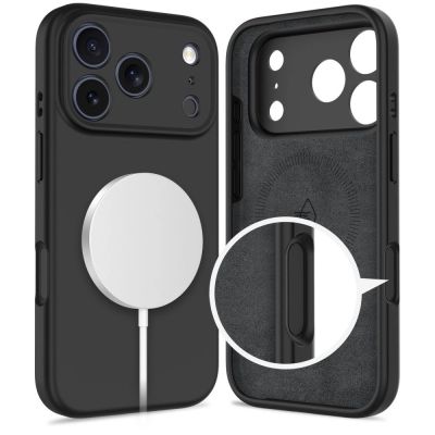 2. Tech-Protect Silicone MagSafe Case für iPhone 17 Pro - Schwarz