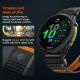 8. Spigen Athlex Air Armband für Garmin QuickFit 22 mm – Schwarz und Orange