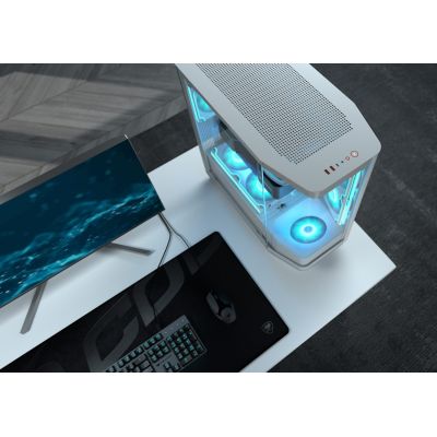 17. COUGAR FV270 ARGB Midi-Tower-Case, Weiß